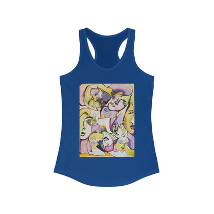 'Synchronicity's Many Faces' Racerback Tank